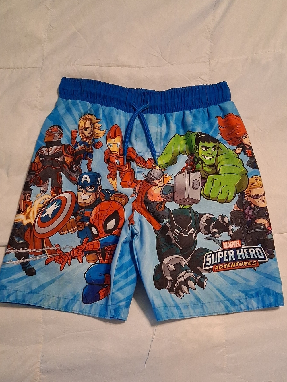 Marvel Blue Super Hero Adventures Kids S Swim Shorts